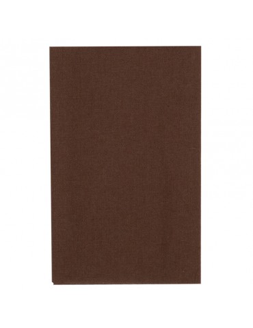 Pièce percale thermocollante marron