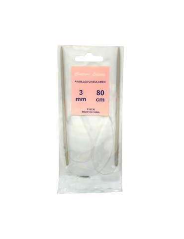 Aiguilles circulaires 3 mm - 80 cm