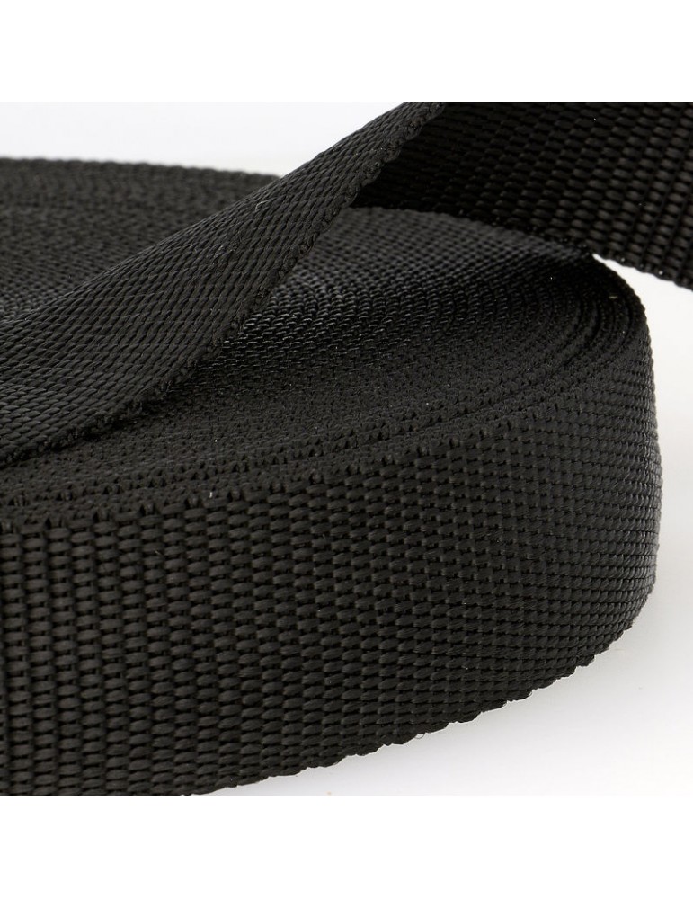 SANGLE 30 MM 100% POLYPROPYLENE noir SANGLE 30 MM 100% POLYPROPYLENE noir