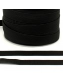 Elastique maille 25 mm noir