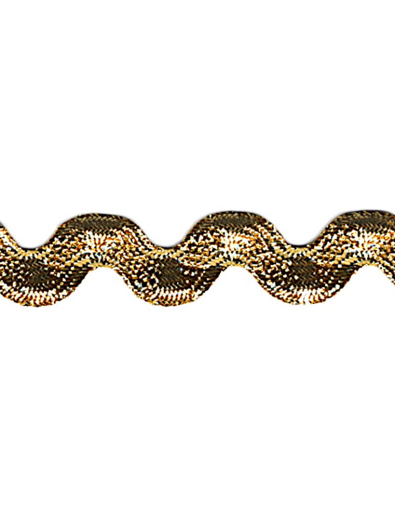Serpentine lurex 6 mm doré Serpentine lurex 6 mm doré