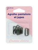 Agrafes pantalons et jupes noires Agrafes pantalons et jupes noires