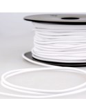Elastique rond rayonne 3 mm blanc Elastique rond rayonne 3 mm blanc