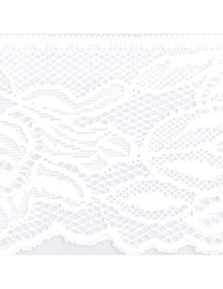 Dentelle élastique 168 mm blanc Dentelle élastique 168 mm blanc