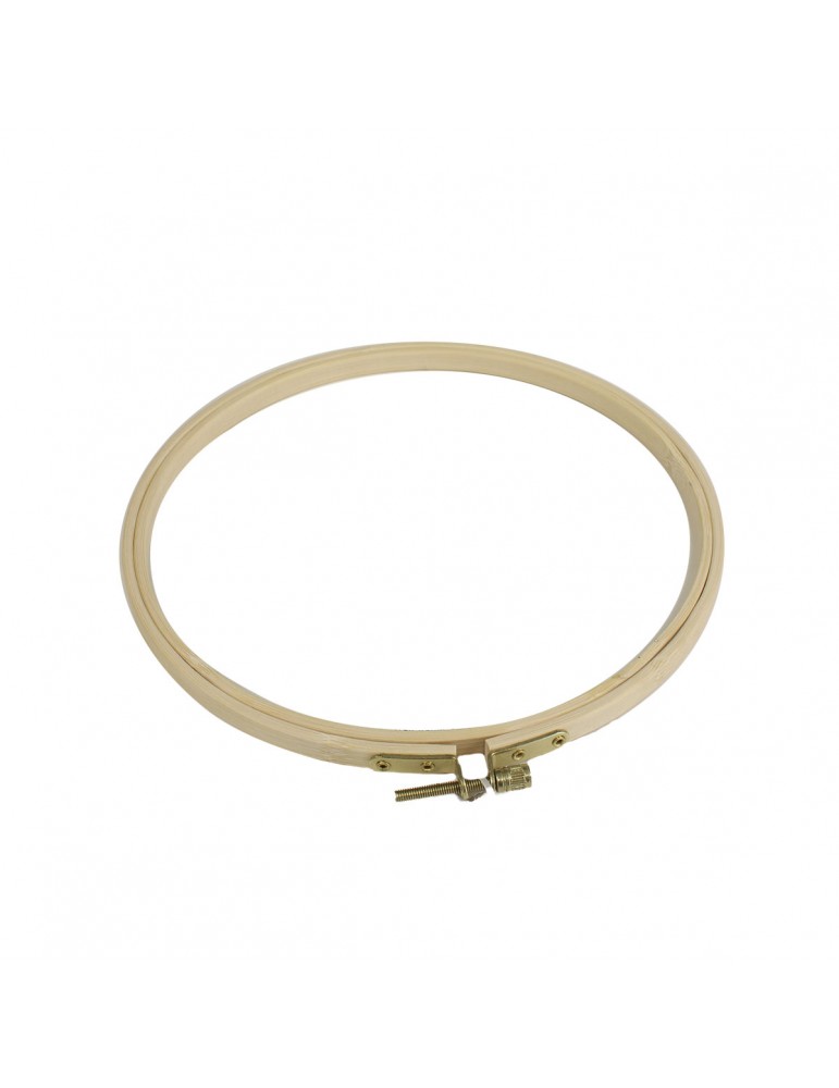 Cercle à broder en bois taille 10 Cercle à broder en bois taille 10