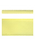 Ruban satin double face 25 mm jaune