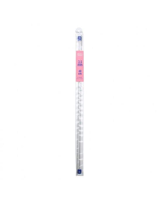 Aiguilles à tricoter 40cm ø2.5mm