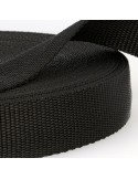 Sangle 25 mm 100% POLYPROPYLENE noir Sangle 25 mm 100% POLYPROPYLENE noir