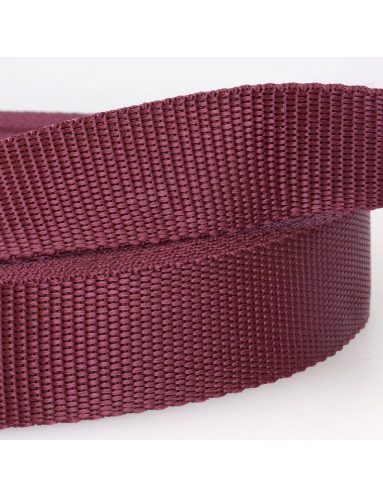 Sangle 25 mm 100% POLYPROPYLENE rouge Sangle 25 mm 100% POLYPROPYLENE rouge