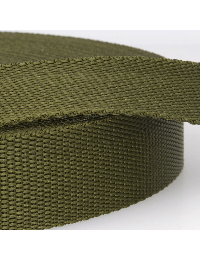 Sangle 25 mm 100% POLYPROPYLENE vert