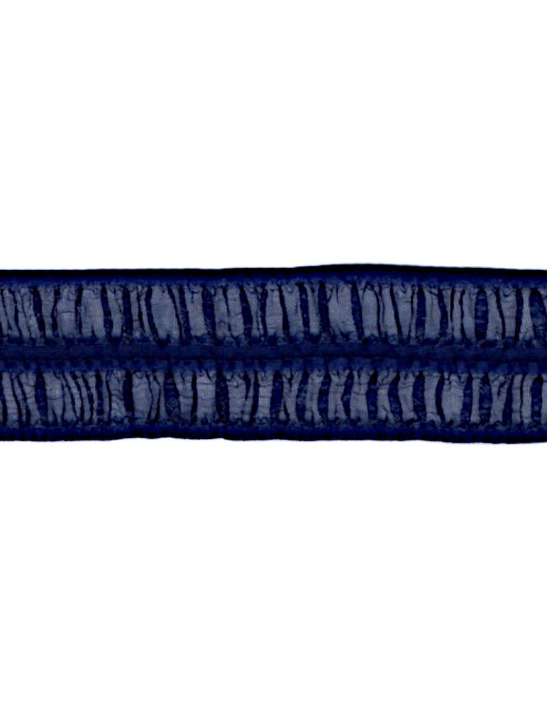 Ruban voile élastique 19 mm bleu Ruban voile élastique 19 mm bleu