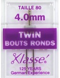 Aiguille machine universelle twin bouts ronds 80/12 Aiguille machine universelle twin bouts ronds 80/12