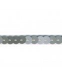 Ruban de paillettes 6 mm gris Ruban de paillettes 6 mm gris