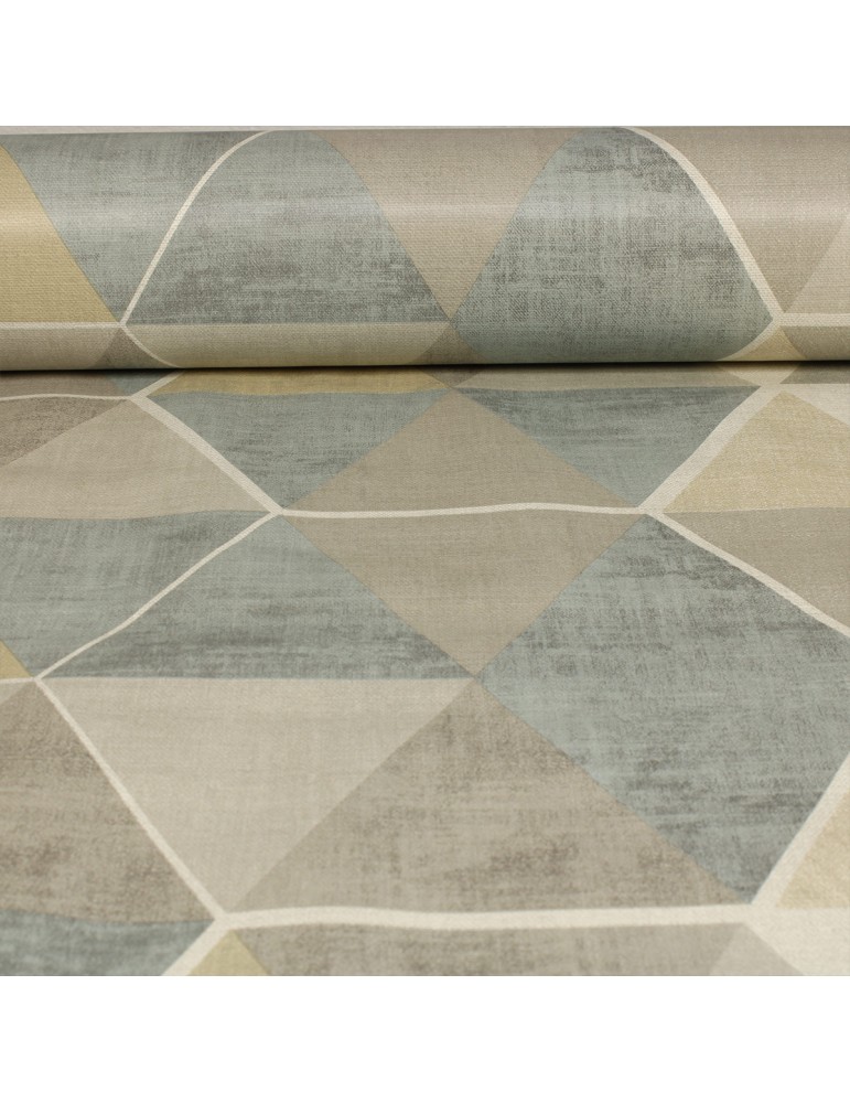Toile cirée imprimée beige Toile cirée imprimée beige