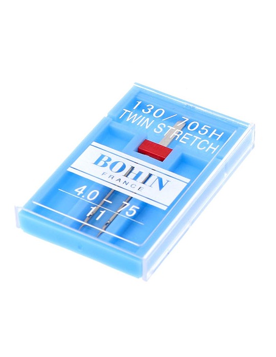 Aiguille double stretch pour machine talon plat n°75 - 4 mm 