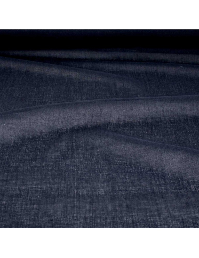 Voile de coton bleu Voile de coton bleu