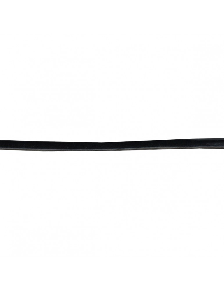 Lacet aspect cuir 5 mm noir Lacet aspect cuir 5 mm noir