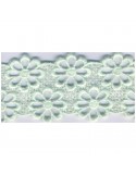 Guipure Fleurs 40 mm vert Guipure Fleurs 40 mm vert