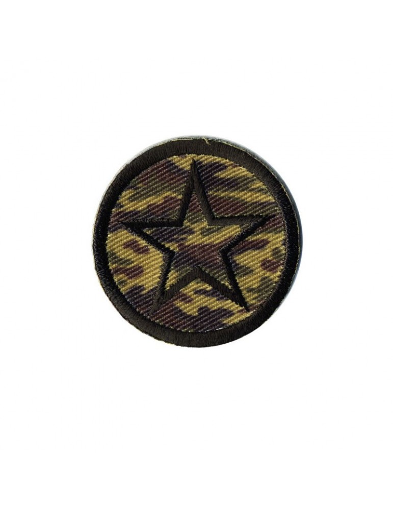 Écusson S militaire vert