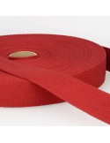 Sangle coton 40 mm  rouge