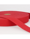 Sangle coton 25 mm rouge Sangle coton 25 mm rouge