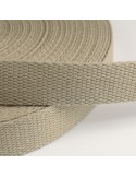 Sangle coton 25 mm taupe Sangle coton 25 mm taupe
