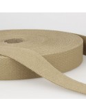 Sangle coton 25 mm beige Sangle coton 25 mm beige