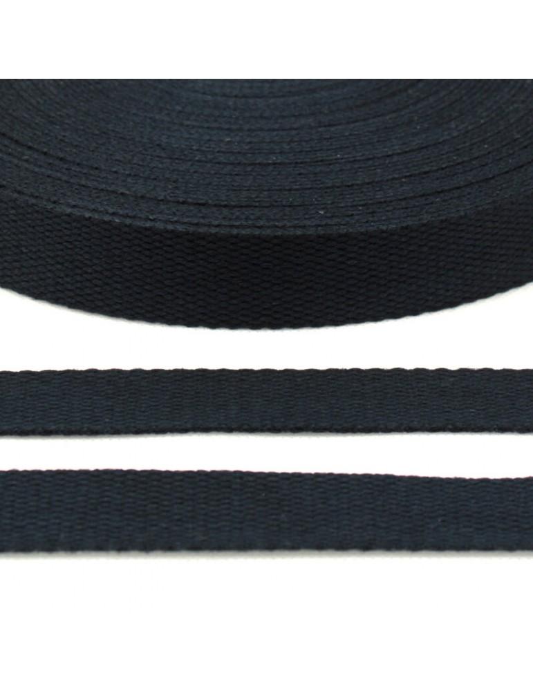 Sangle coton 25 mm bleu Sangle coton 25 mm bleu