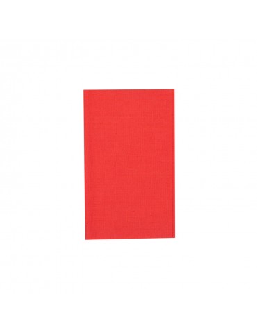 Pièce percale thermocollante rouge