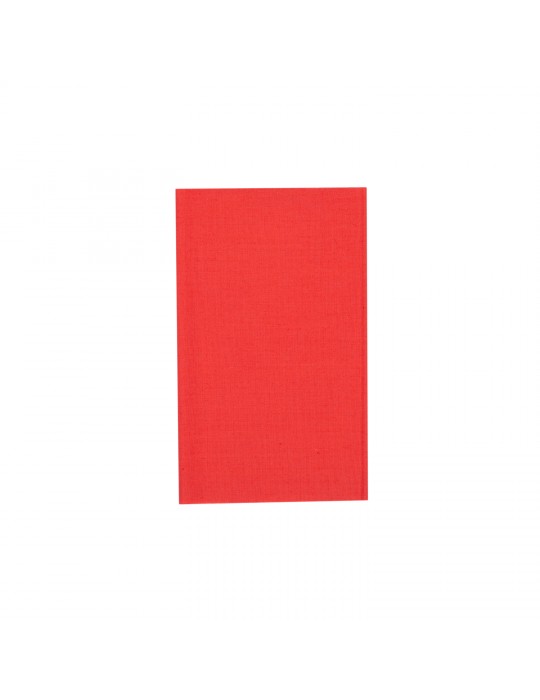 Pièce percale thermocollante rouge