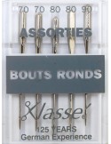 Aiguilles machines bouts ronds assorties Aiguilles machines bouts ronds assorties