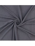 Tissu lainage uni gris