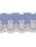 Broderie anglaise 45 mm bleu