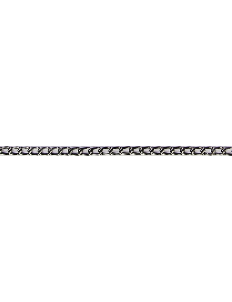 Chaîne aluminium 3mm noir Chaîne aluminium 3mm noir