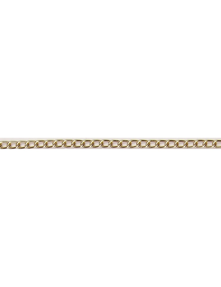 Chaîne aluminium 3mm doré Chaîne aluminium 3mm doré