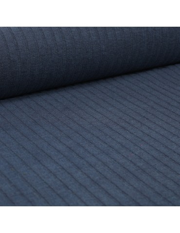 Tissu jersey bleu