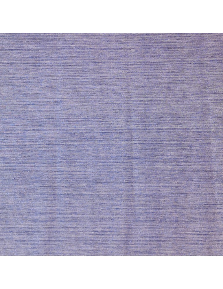 Tissu coton/ polyester teint bleu