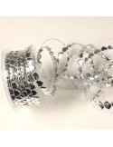 Guirlande de coeurs 10 mm argenté Guirlande de coeurs 10 mm argenté