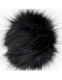 Pompon 7 cm noir Pompon 7 cm noir