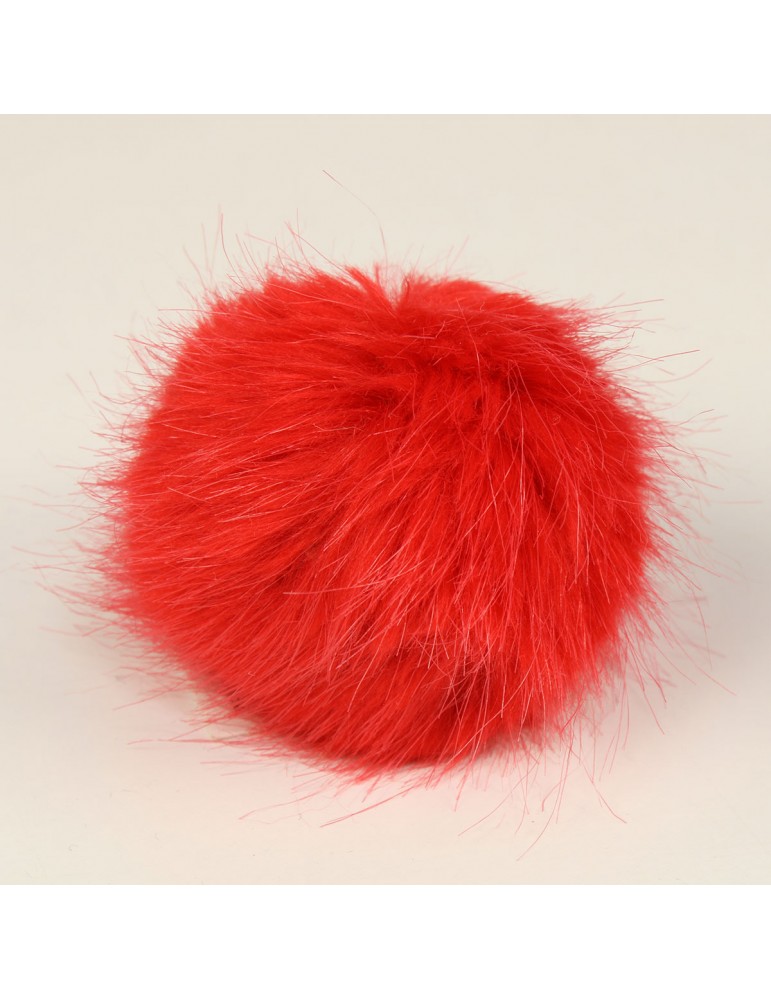 Pompon 7 cm rouge Pompon 7 cm rouge