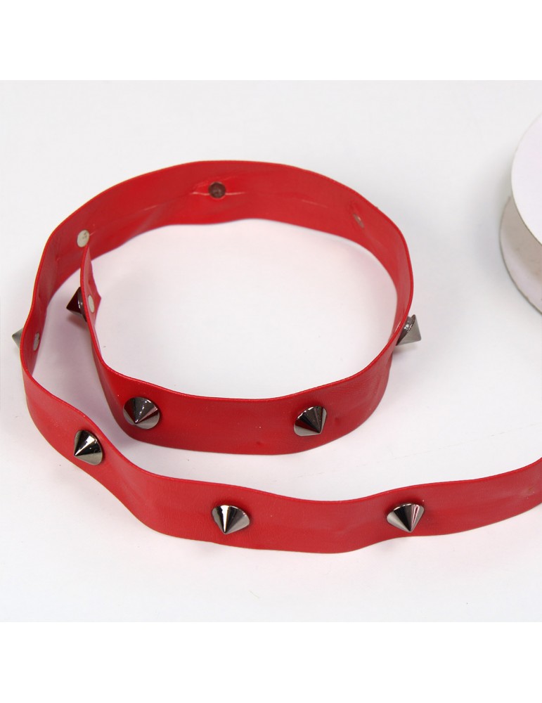 Galon fantaisie (bobine) rouge Galon fantaisie (bobine) rouge