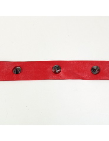 Galon fantaisie (bobine) rouge