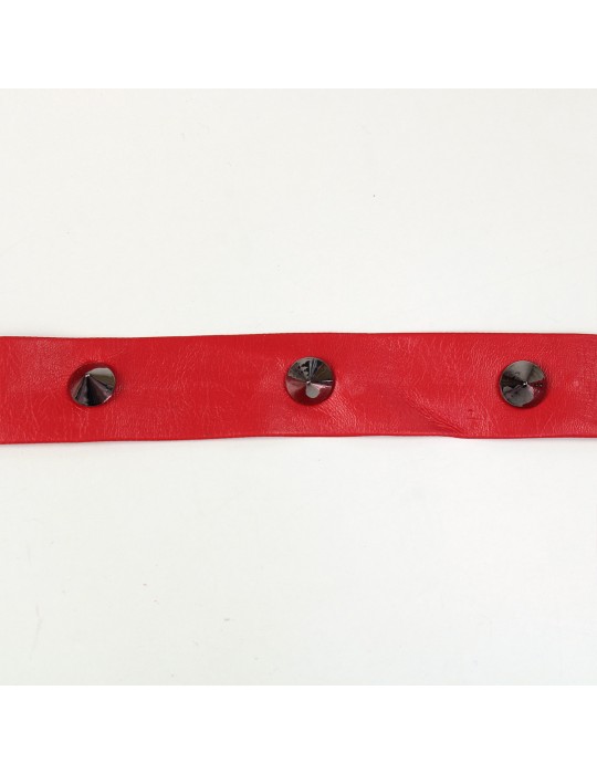 Galon fantaisie (bobine) rouge