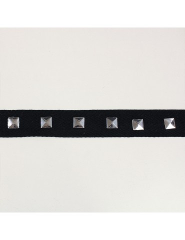 Galon fantaisie (bobine) noir