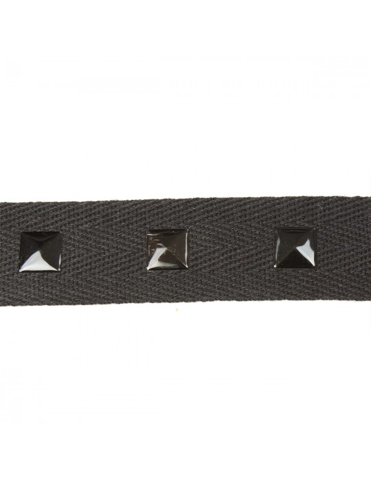Galon fantaisie (bobine) noir