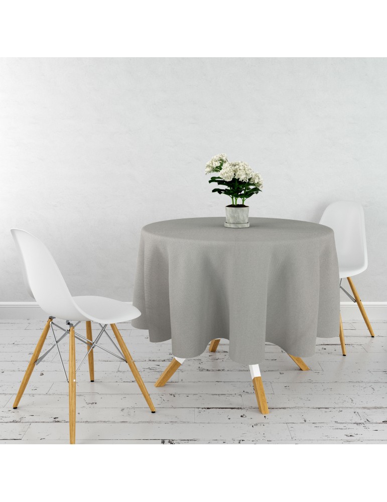 Nappe polyester antitaches gris Nappe polyester antitaches gris
