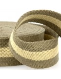 Sangle bicolore 40 mm vert Sangle bicolore 40 mm vert