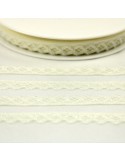 Dentelle élastique 15 mm beige Dentelle élastique 15 mm beige