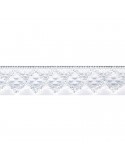 Dentelle élastique 15 mm blanc Dentelle élastique 15 mm blanc
