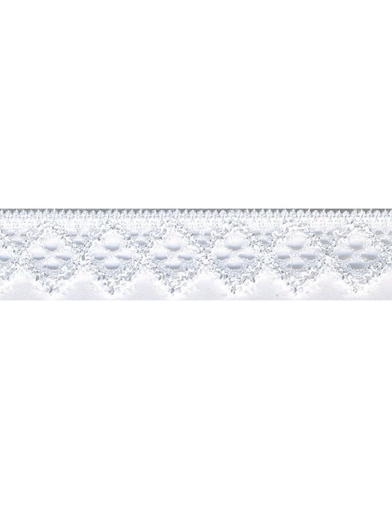 Dentelle élastique 15 mm blanc Dentelle élastique 15 mm blanc